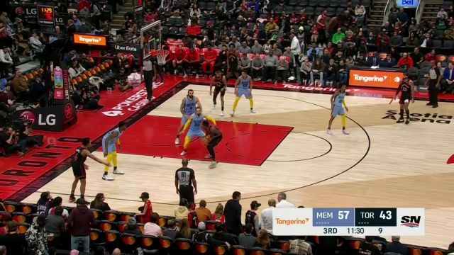 【2022年12月30日 灰熊vs猛龙集锦】撤步干拔无视防守 西亚卡姆中距离发炮轻松命中