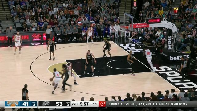 【2022年12月30日 尼克斯vs马刺集锦】张弓搭箭百步穿杨 富尼耶超远三分精准制导