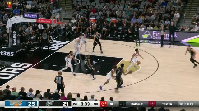 【2022年12月30日 尼克斯vs马刺集锦】连续传导行云流水 约翰逊外线接球三分百步穿杨