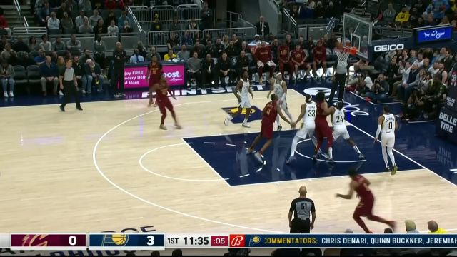 【2022年12月30日 骑士vs步行者集锦】同一个点越投越远！米切尔开局手热右侧45度如鱼得水