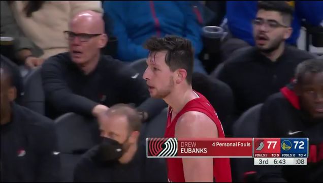 【2022年12月31日】NBA常规赛：开拓者vs勇士第3节英文原声回放