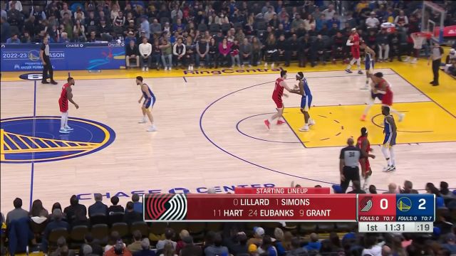 【2022年12月31日 开拓者vs勇士集锦】花茶组合开场轰出9-0！克莱连得7分 普尔神仙拉杆逼停开拓者