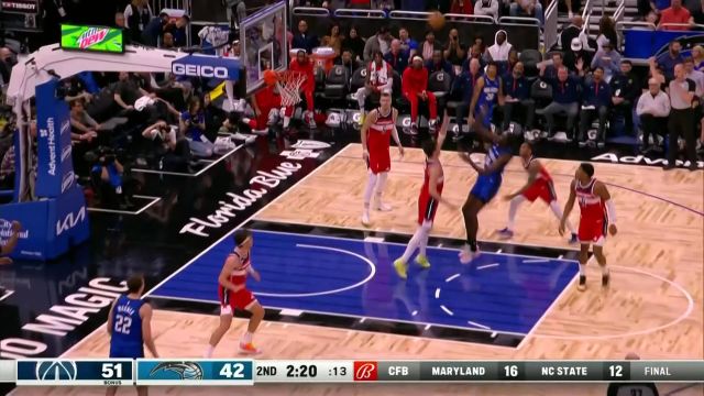 【2022年12月31日 奇才vs魔术集锦】后卫打法全是细节！波尔波尔欧洲步接大回环打成2+1