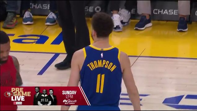 【2022年12月31日】NBA常规赛：开拓者vs勇士第2节英文原声回放
