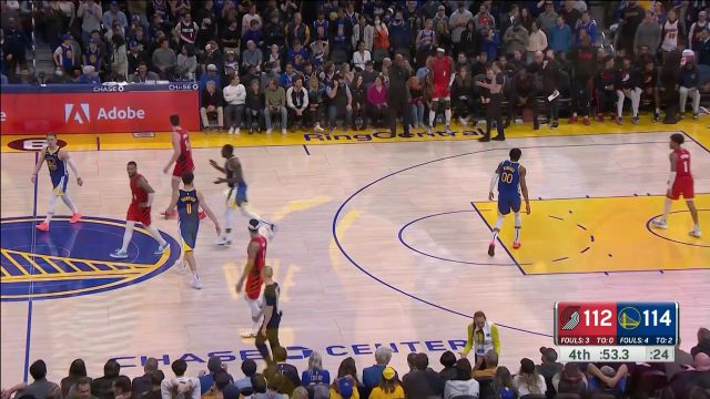 【2022年12月31日 开拓者vs勇士集锦】选择了弹幕最多的打法！普尔秀教授背运直接运出界