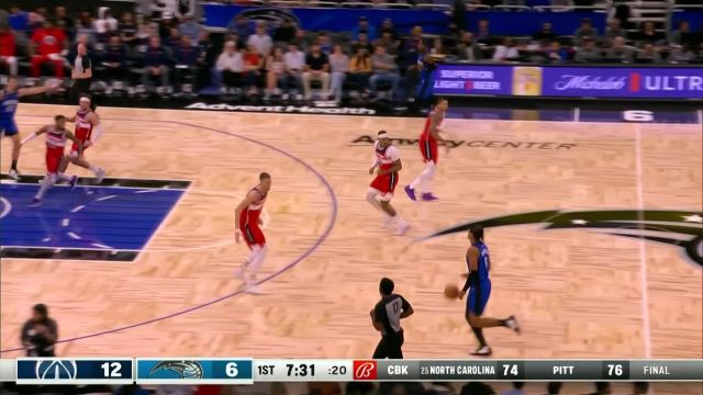 【2022年12月31日 奇才vs魔术集锦】身高臂长无人可拦！波尔波尔夸张欧洲步飘逸上篮