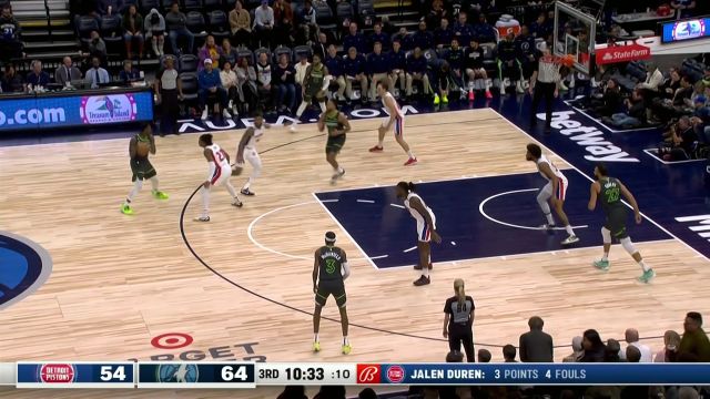 【2023年01月01日 活塞vs森林狼集锦】活塞116-104森林狼 爱德华兹空砍30+7博扬28分率队逆转取胜