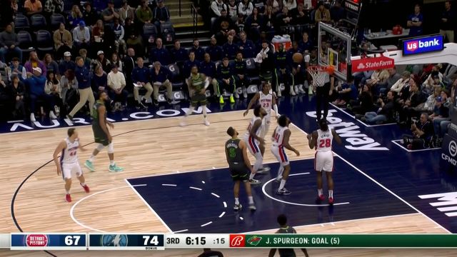 【2023年01月01日 活塞vs森林狼集锦】一波操作猛如虎！艾维输送炮弹博格丹救球助飞斯图尔特跟进暴扣