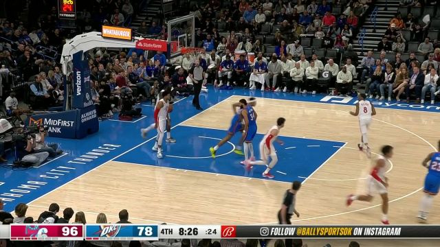 【2023年01月01日 76人vs雷霆集锦】追分路漫漫！多尔特里突外投连砍五分