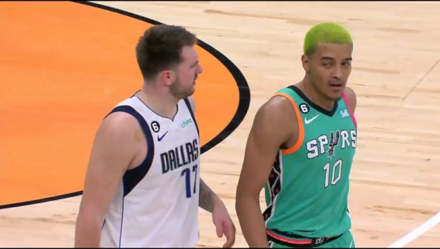 【2023年01月01日】独行侠vs马刺英文原声全场回放