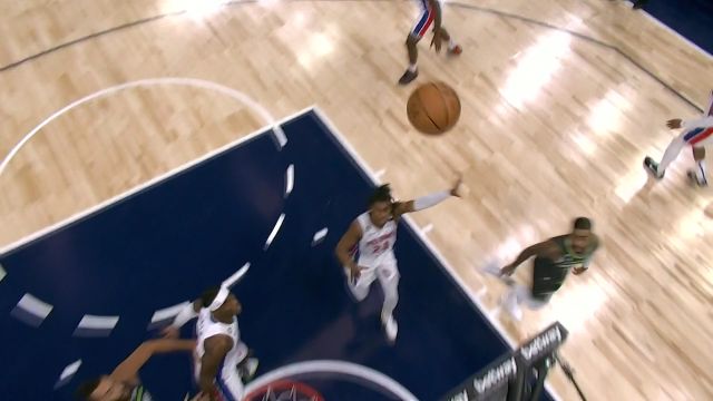 【2023年01月01日 活塞vs森林狼集锦】不可思议！拉塞尔逆境求生随意抛进神仙2+1