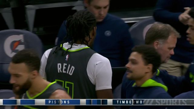 【2023年01月01日 活塞vs森林狼集锦】里德迎面巴掌大帽拒绝迪亚洛暴扣 爱德华兹大步流星反击双手灌篮