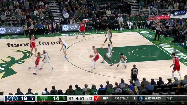 【2023年01月02日 奇才vs雄鹿集锦】一个一个来！波神身高臂长翻身后仰轮番单吃雄鹿双塔