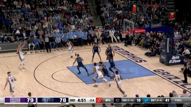 【2023年01月02日 国王vs灰熊集锦】莫兰特不看人妙传技惊四座 孔查尔贴地飞行上演大号拉杆上篮