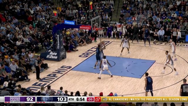 【2023年01月02日 国王vs灰熊集锦】篮下掀起惊涛骇浪 亚当斯力压萨博尼斯补扣炸筐