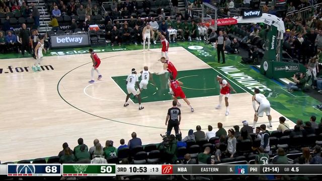 【2023年01月02日 奇才vs雄鹿集锦】35厘米最萌身高差！杰文-卡特飚中极限后仰划过波神指尖