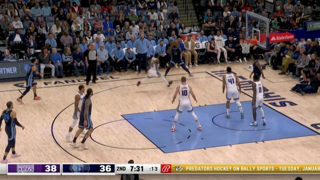 【2023年01月02日】NBA常规赛：国王vs灰熊第2节中文解说回放