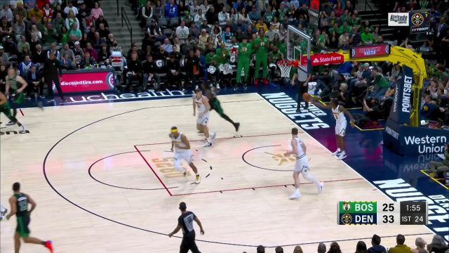 【2023年01月02日 凯尔特人vs掘金集锦】塔图姆长传连线 威廉姆斯篮下接球反手上篮