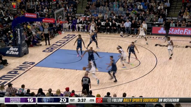 【2023年01月02日 国王vs灰熊集锦】无惧防守强硬进攻 蒙克空中对抗滞空2+1打成