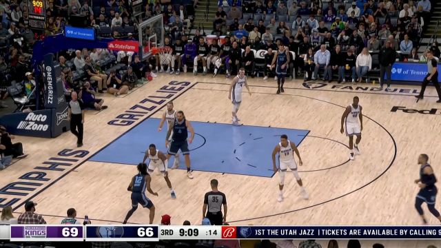 【2023年01月02日 国王vs灰熊集锦】单枪匹马闯入敌军阵中 布鲁克斯转身跳步上篮一气呵成