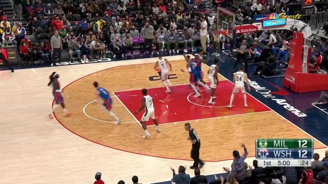 【2023年01月02日 奇才vs雄鹿集锦】回顾奇才vs雄鹿历史对战记录 字母哥波蒂斯能否延续暴走状态？