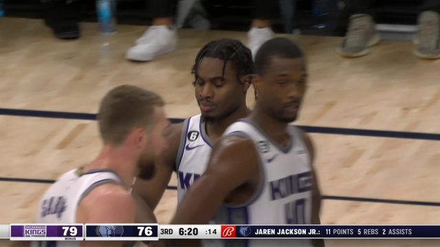 【2023年01月02日】NBA常规赛：国王vs灰熊第3节英文原声回放