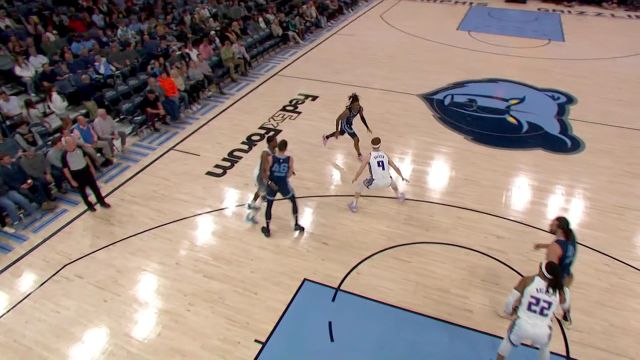 【2023年01月02日 国王vs灰熊集锦】莫兰特吸引火力妙传连线 亚当斯一柱擎天空接轰炸禁区