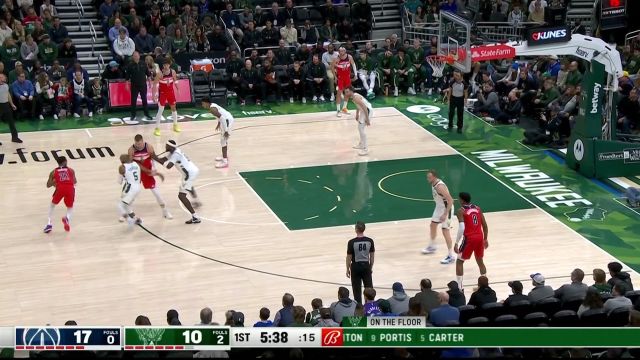 【2023年01月02日 奇才vs雄鹿集锦】小后卫的噩梦！波尔津吉斯盖帽+干拔制霸攻防两端