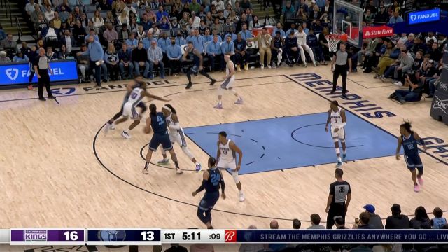 【2023年01月02日】NBA常规赛：国王vs灰熊第1节中文解说回放