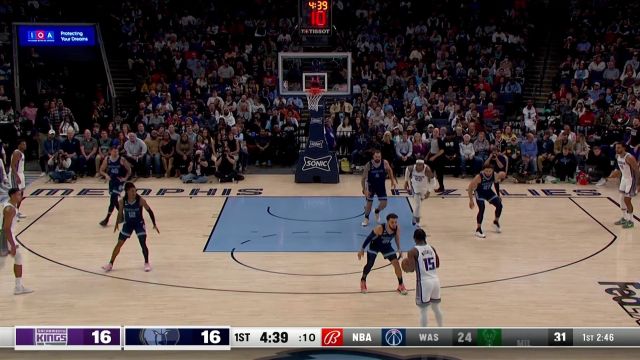 【2023年01月02日 国王vs灰熊集锦】米切尔蝴蝶穿花试图冲击防线 亚当斯黄雀在后送出遮天大帽