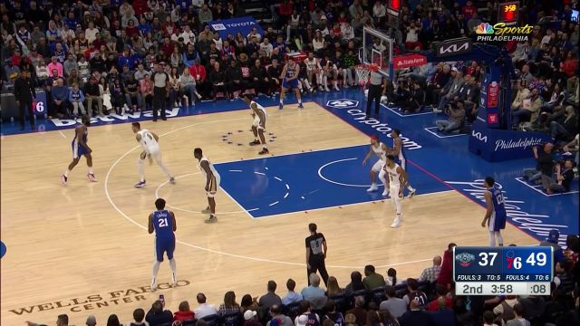 【2023年01月03日 鹈鹕vs76人集锦】粘衣十八跌！哈登持球单打细节提前合球打成2+1