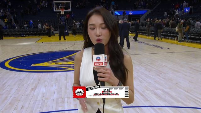 【2023年01月03日 老鹰vs勇士集锦】前方连线孟超：卢尼最后绝杀心情紧张激动 汤普森的表现不可思议