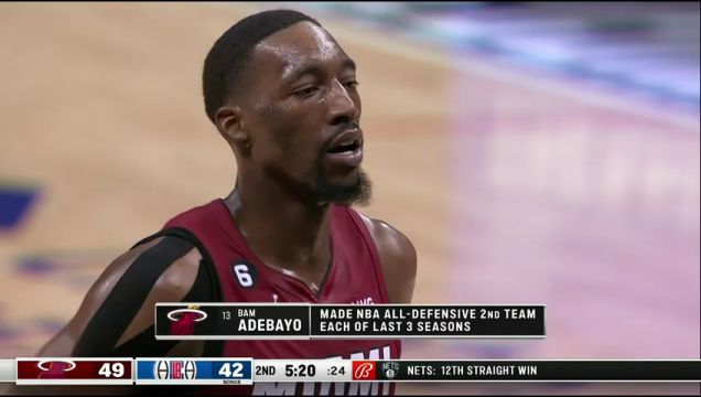 【2023年01月03日】热火vs快船第2节中文解说回放