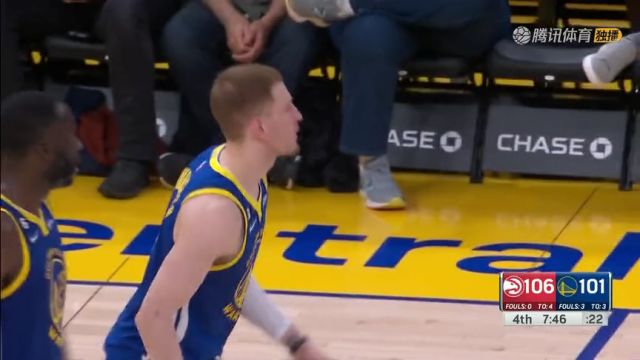 【2023年01月03日】NBA常规赛：老鹰vs勇士第4节英文原声回放