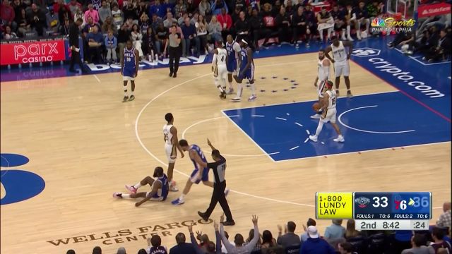 【2023年01月03日 鹈鹕vs76人集锦】哈登经典撤步3+1