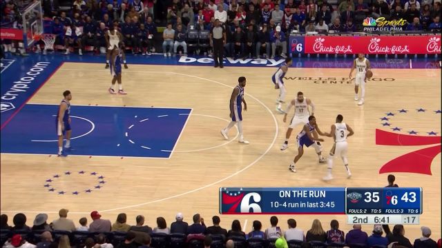 【2023年01月03日 鹈鹕vs76人集锦】各司其职！恩比德长臂遮天排球大帽 登哥犀利反击打进加罚