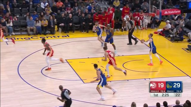 【2023年01月03日 老鹰vs勇士集锦】老鹰141-143勇士 汤普森54分勇士双加时取5连胜