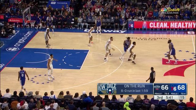 【2023年01月03日 鹈鹕vs76人集锦】跟你用同样的动作！恩比德与墨菲三世暴力虐框扣篮对飚