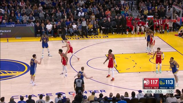 【2023年01月03日】NBA常规赛：老鹰vs勇士第4节中文解说回放