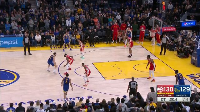 【2023年01月03日 老鹰vs勇士集锦】汤普森vs老鹰集锦 狂轰54+7+10记三分创生涯第二高