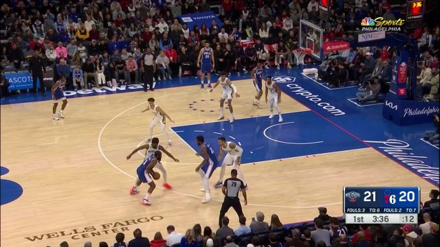 【2023年01月03日 鹈鹕vs76人集锦】朝花夕拾！哈登昔日绝活撤步中距离稳稳命中