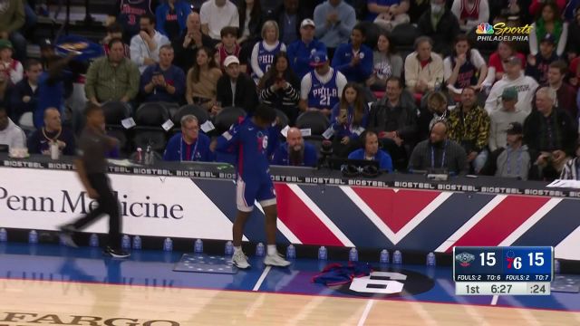 【2023年01月03日 鹈鹕vs76人集锦】欢迎回来！马克西复出登场场边观战比心欢呼