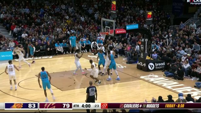 【2023年01月05日 太阳vs骑士集锦】这球很关键！米切尔超远长传助攻奥斯曼三分飙中缩小分差