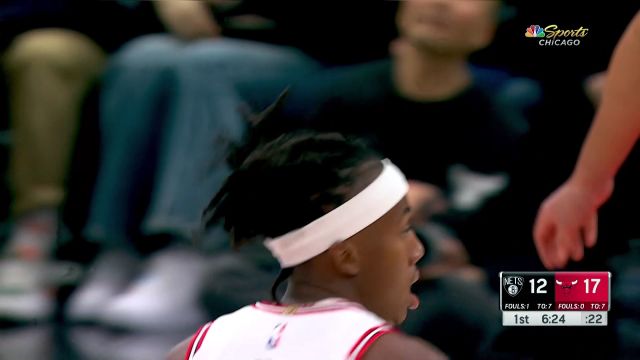 【2023年01月05日 篮网vs公牛集锦】我就是你坚强的后盾 德罗赞上篮不中多森姆跟进补扣