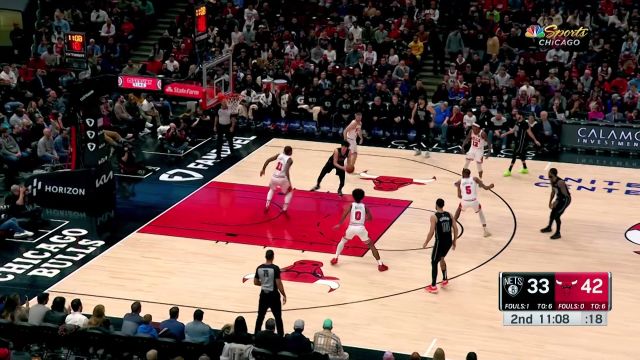 【2023年01月05日 篮网vs公牛集锦】渡边雄太假突真传送香饼 西蒙斯接球起飞暴扣得手