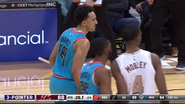 【2023年01月05日 太阳vs骑士集锦】太阳88-90骑士 米切尔20+6+9骑士送太阳4连败