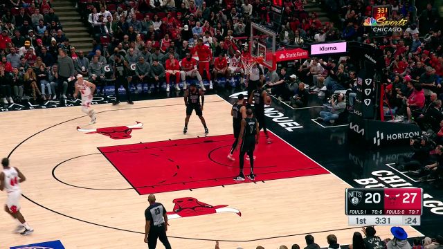 【2023年01月05日 篮网vs公牛集锦】篮网vs公牛精华回放 公牛多点开花终结篮网12连胜