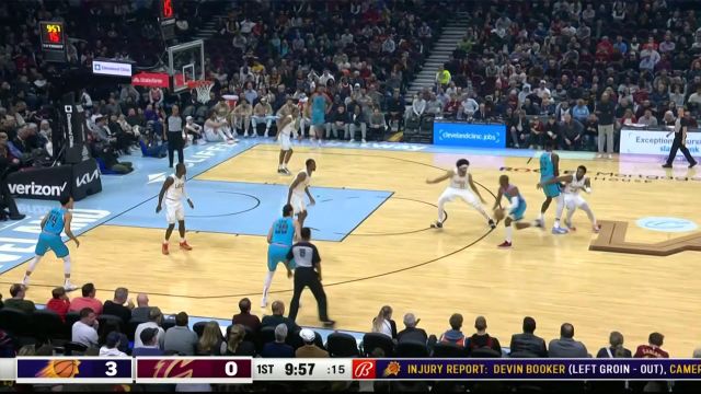 【2023年01月05日 太阳vs骑士集锦】配合天衣无缝！保罗人缝击地妙传助攻艾顿干拔暴扣虐筐