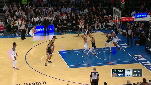 【2023年01月05日 雄鹿vs猛龙集锦】三人配合行云流水！尼克斯无私传导助米罗原地扣篮