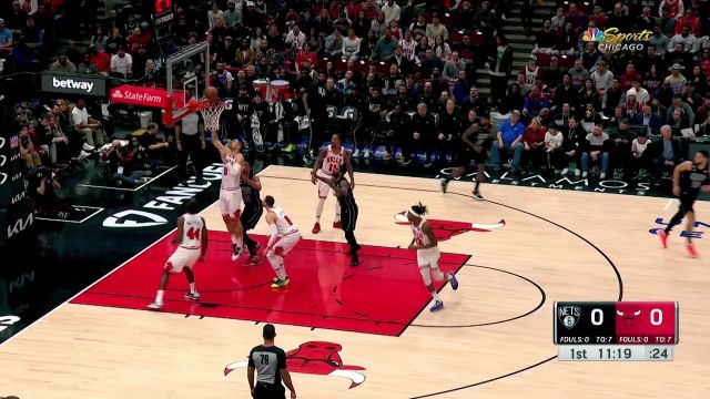 【2023年01月05日 篮网vs公牛集锦】欧文vs公牛集锦 连续杀入内线25+8连送妙传